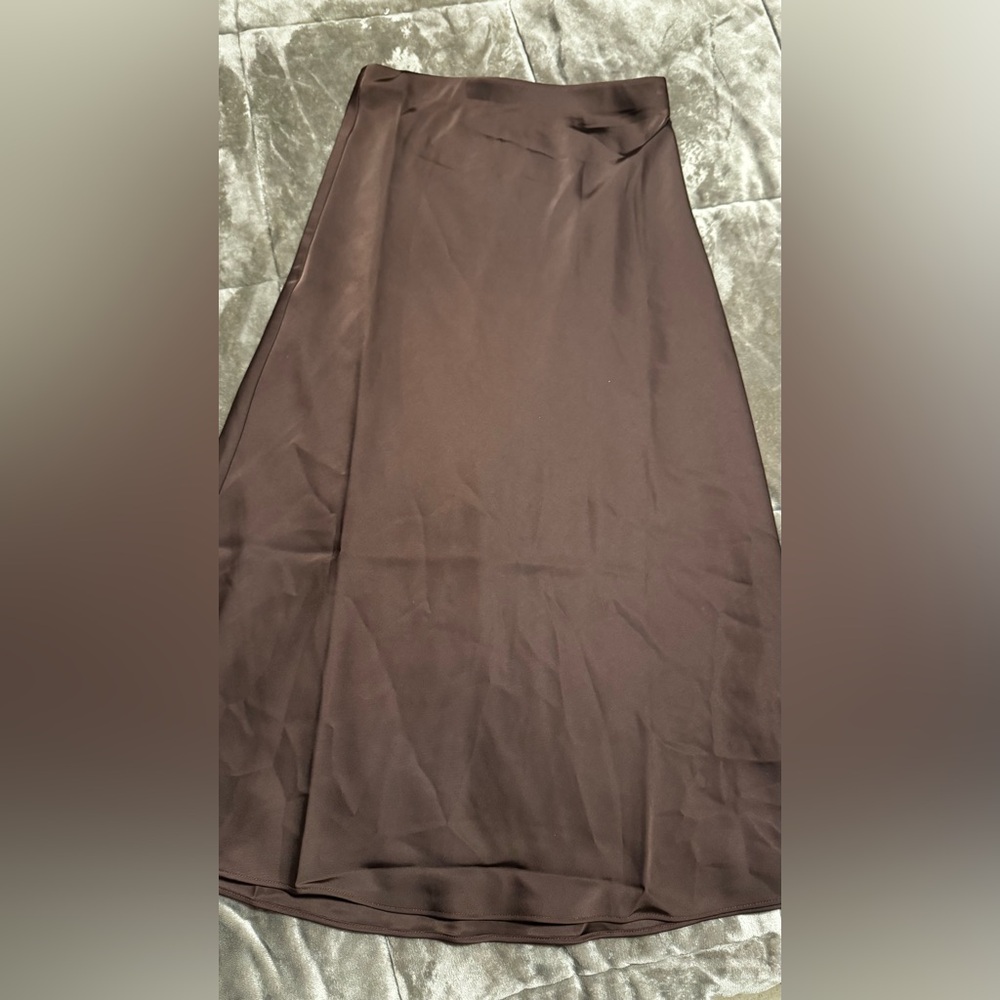 LOFT Dark Brown Maxi Skirt - Never used (without tags)